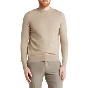 Jeff The Phil Crewneck Sweater Wheat Size Small NWT $175 MSRP